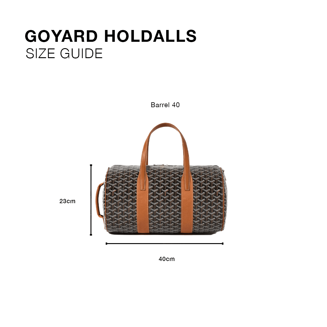 Goyard Barrel 40 Sports Bag Green