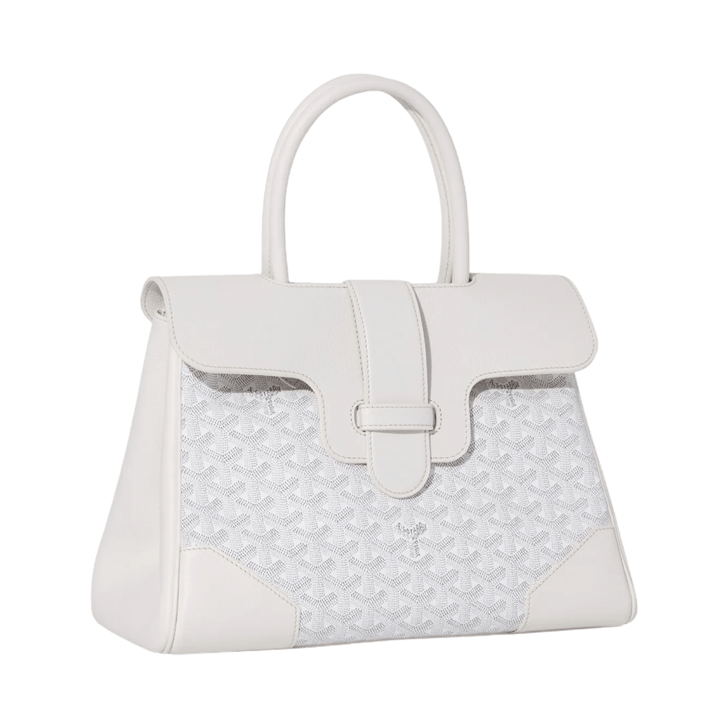 Goyard Saigon Tote Bag White