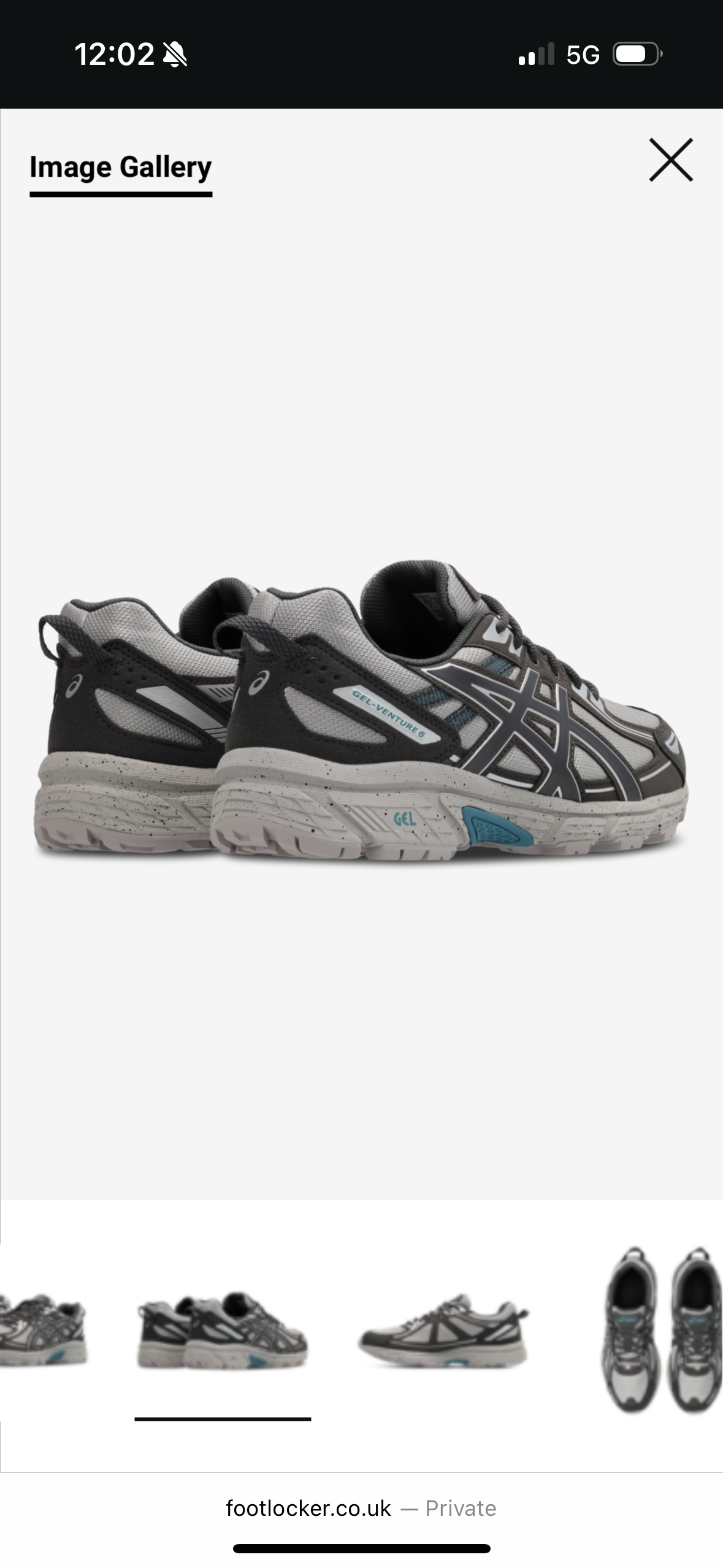 Asics Gel Venture 6 Cement Grey