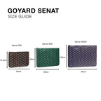 Goyard Senat PM Pouch White