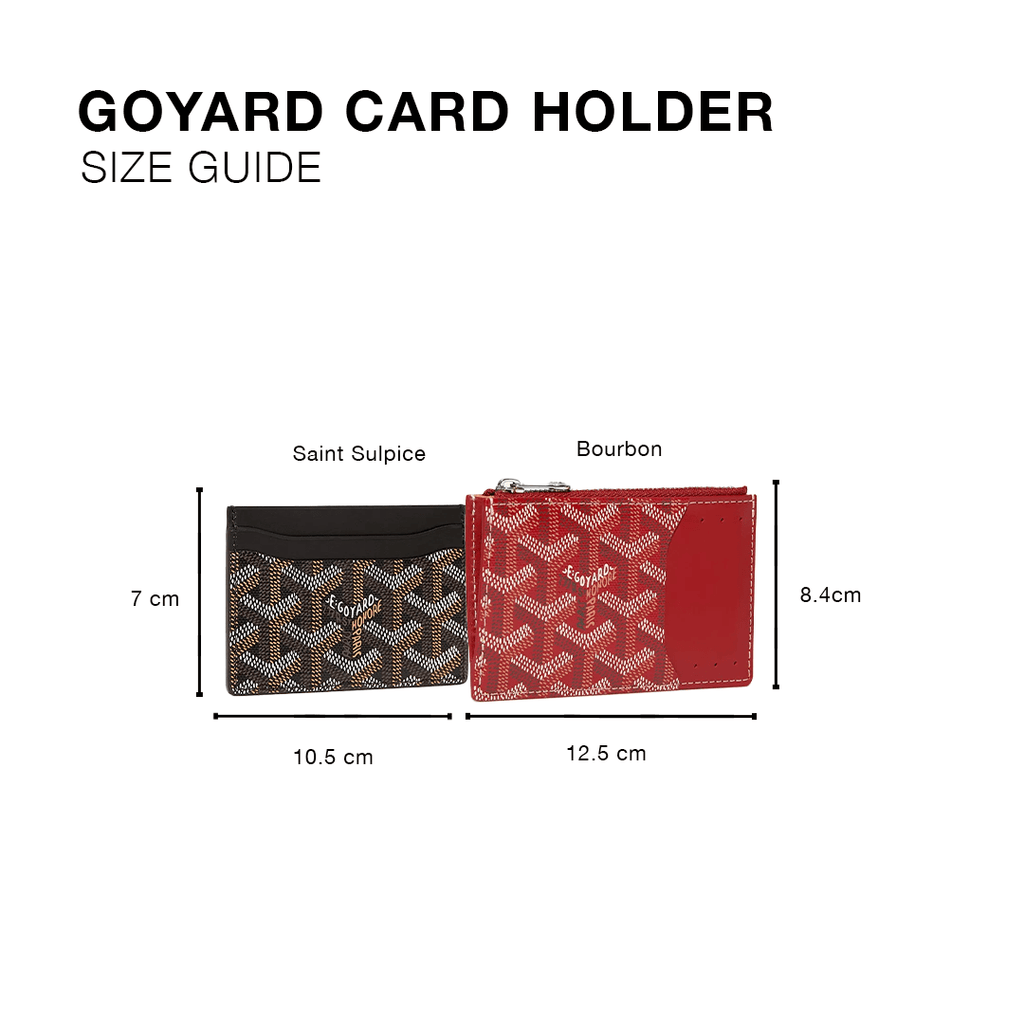 Goyard Bourbon Zipped Sky Blue Card Holder