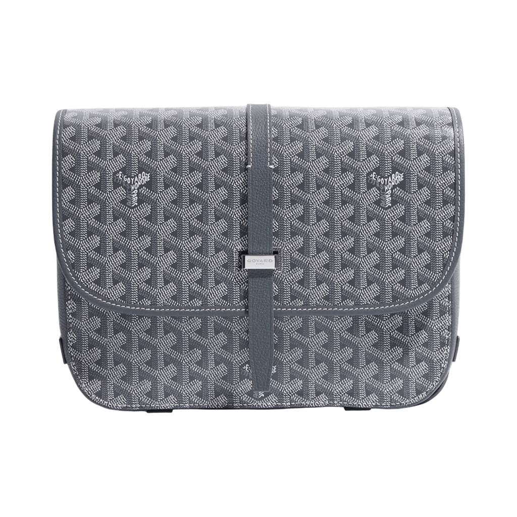 Goyard Goyardine Belvedere II Grey MM Messenger Bag