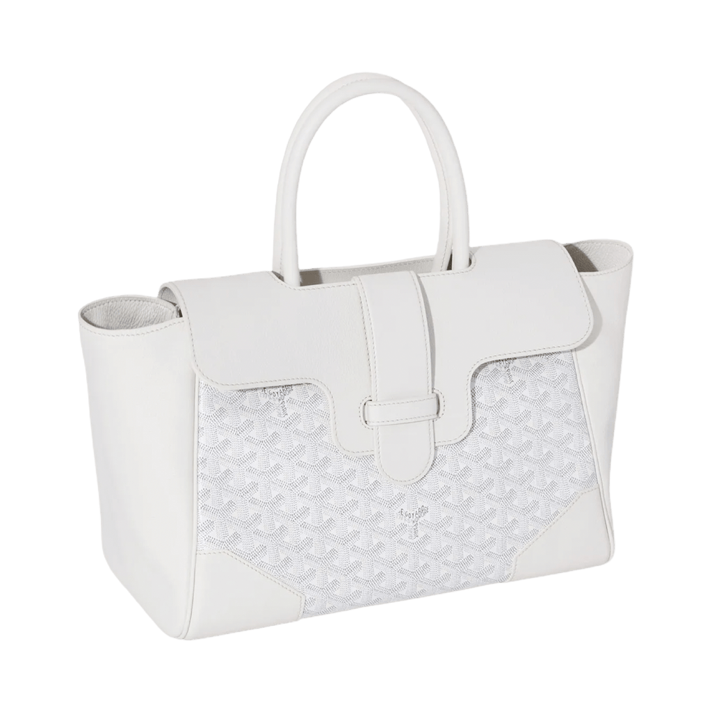Goyard Saigon Tote Bag White