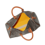 Goyard Boston 45 Bag Black Tan