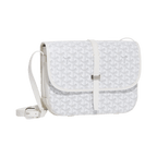 Goyard Goyardine Belvedere II White MM Messenger Bag
