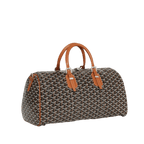 Goyard Boston 45 Bag Black Tan