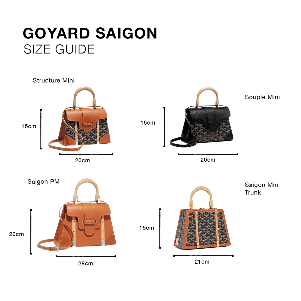 Goyard Saigon PM Bag Burgundy