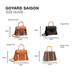 Goyard Saigon PM Bag Burgundy