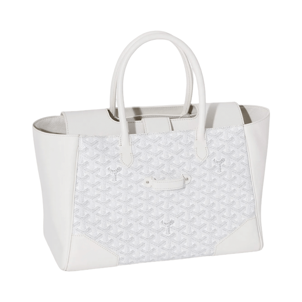 Goyard Saigon Tote Bag White