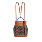 Goyard Alpin Mini Backpack Black Tan
