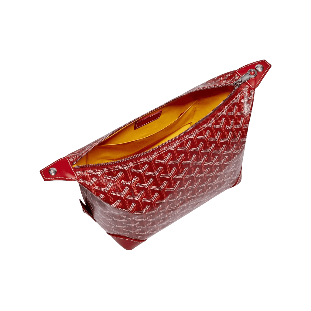 Goyard Bowling 25 Toiletry Bag Red