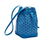 Goyard Petit Flot Bucket Bag Blue