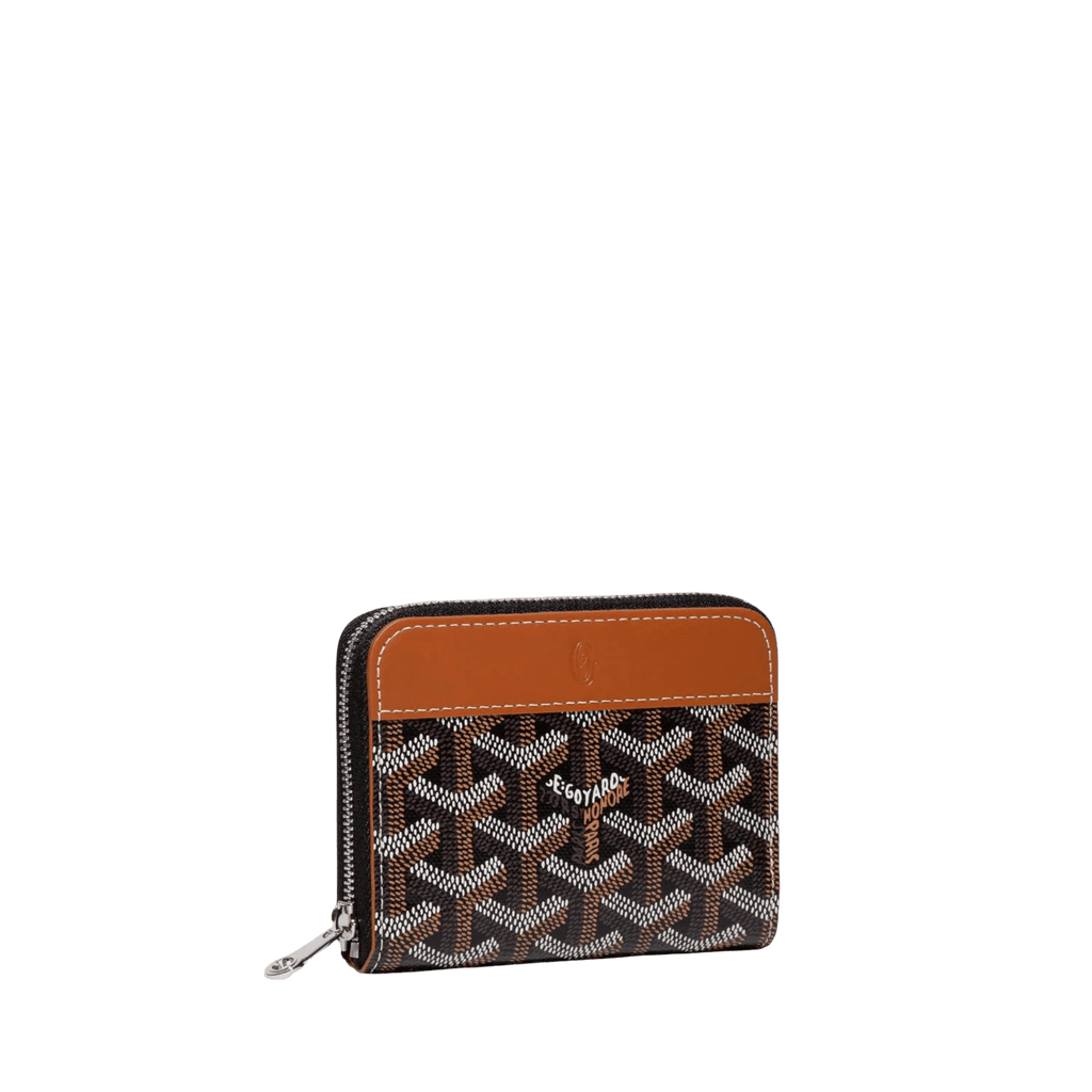 Goyard Matignon PM Wallet Black Tan