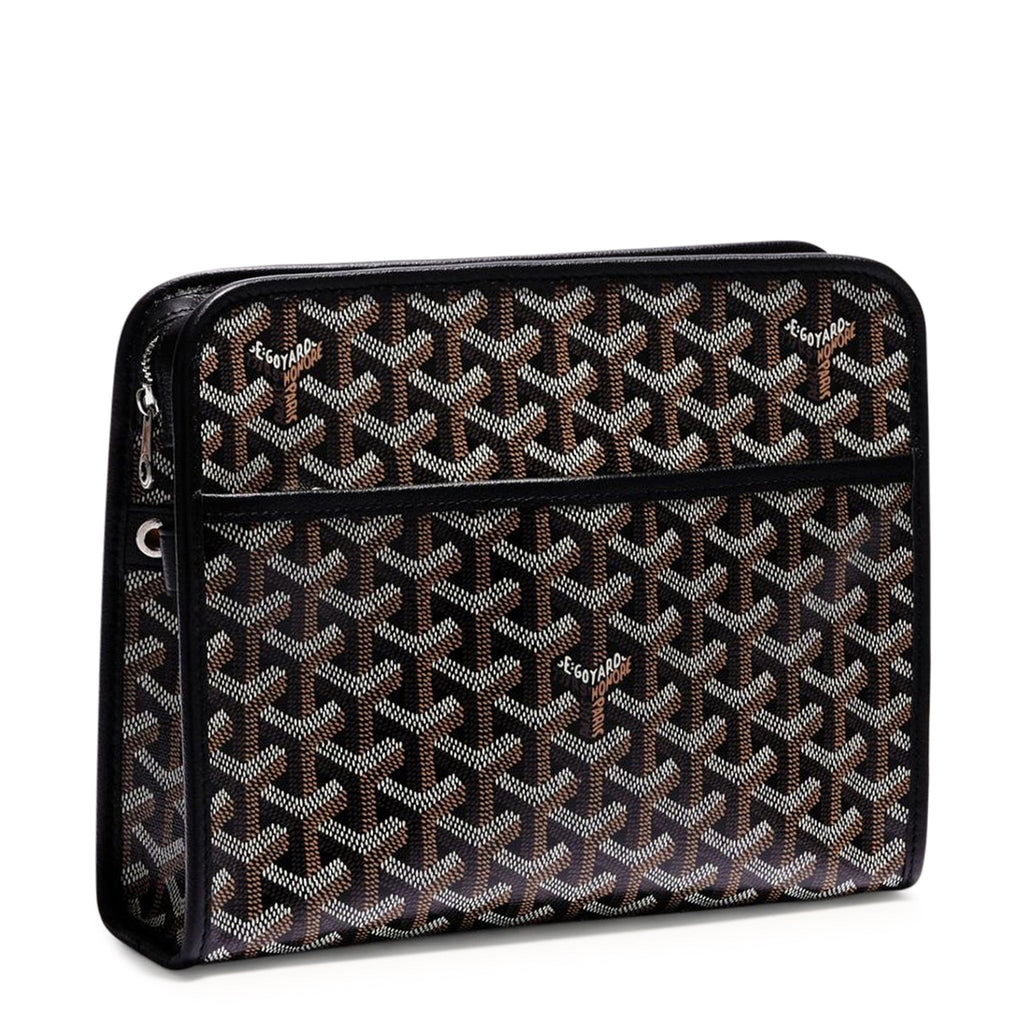 Image of Goyard Jouvence MM Black/Tan Washbag