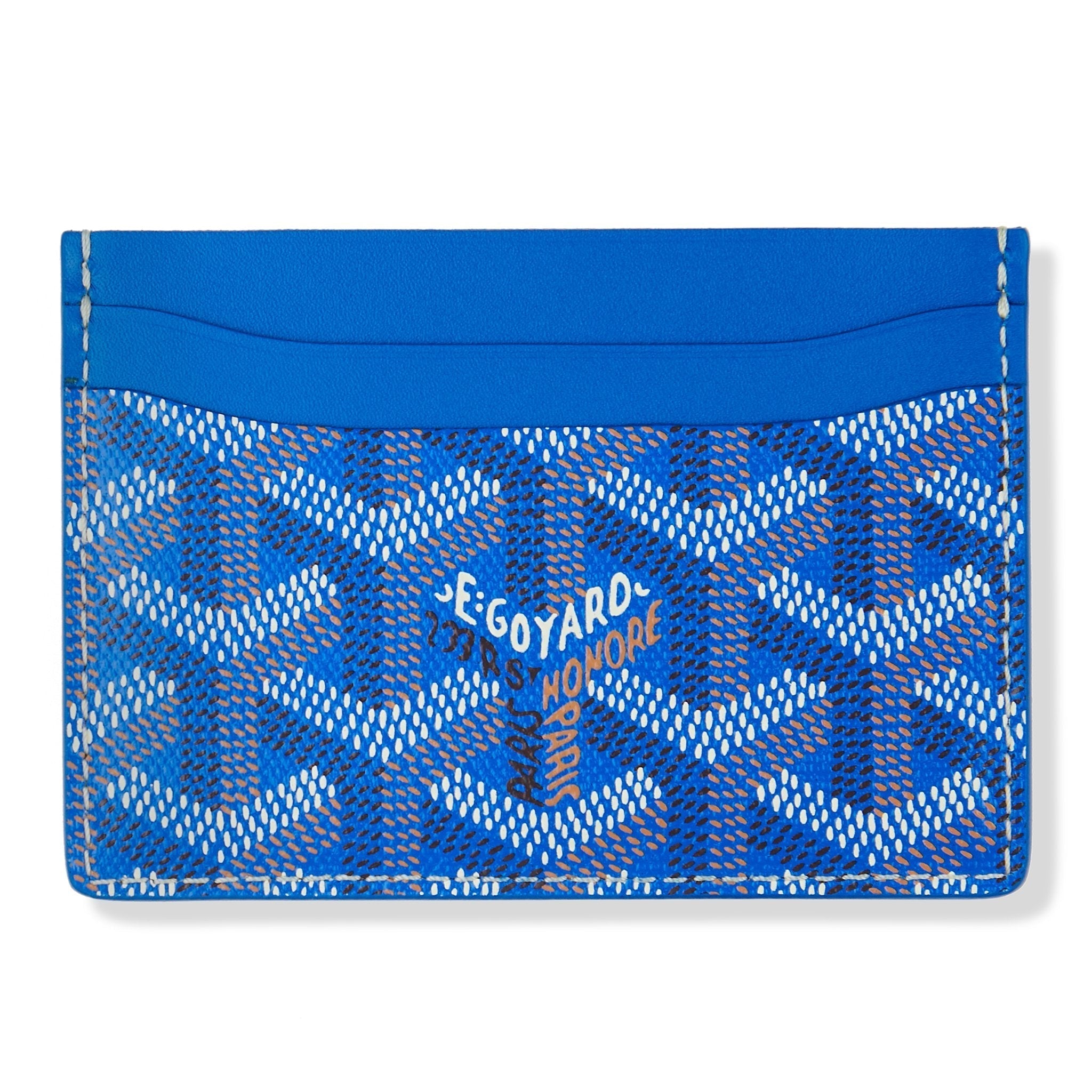 Image of Goyard Sulpice Sky Blue Card Holder