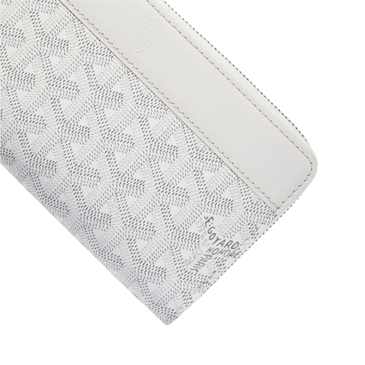 Goyard Matignon GM Wallet White