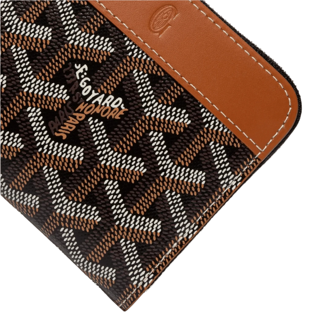 Goyard Matignon PM Wallet Black Tan