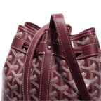Goyard Petit Flot Bucket Bag Burgundy