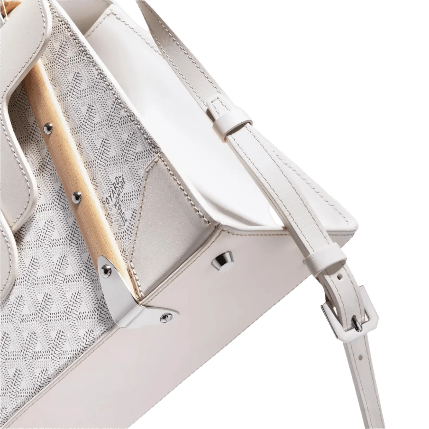 Goyard Saigon PM Bag White