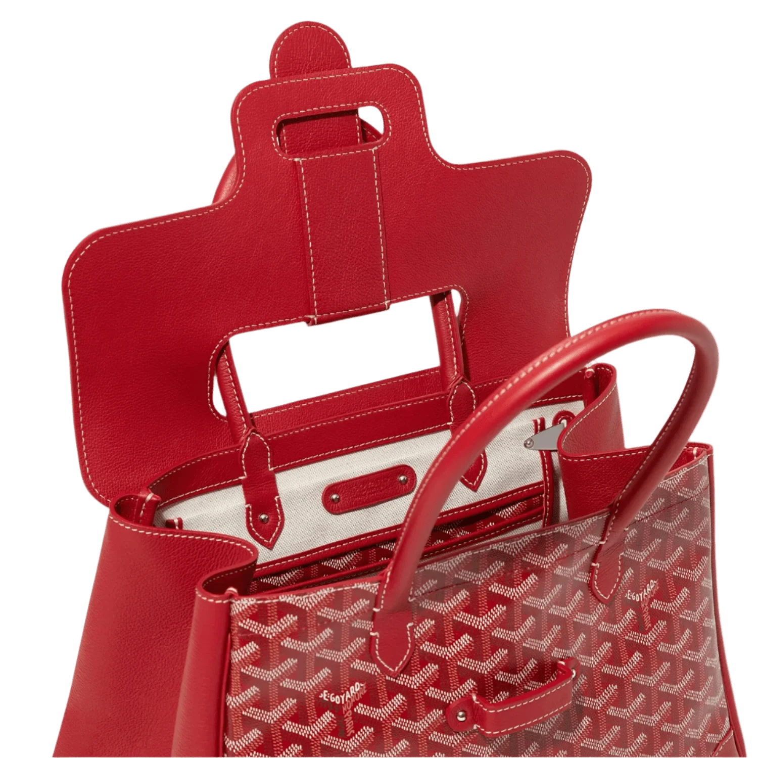 Goyard Saigon Tote Bag Red
