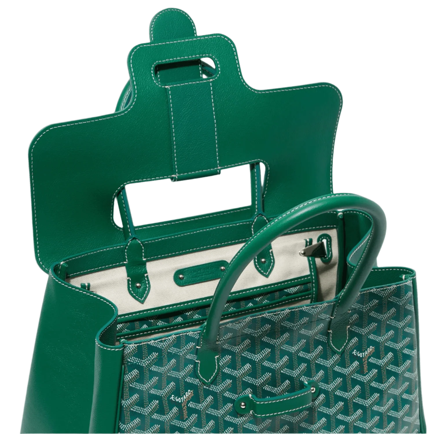 Goyard Saigon Tote Bag Green