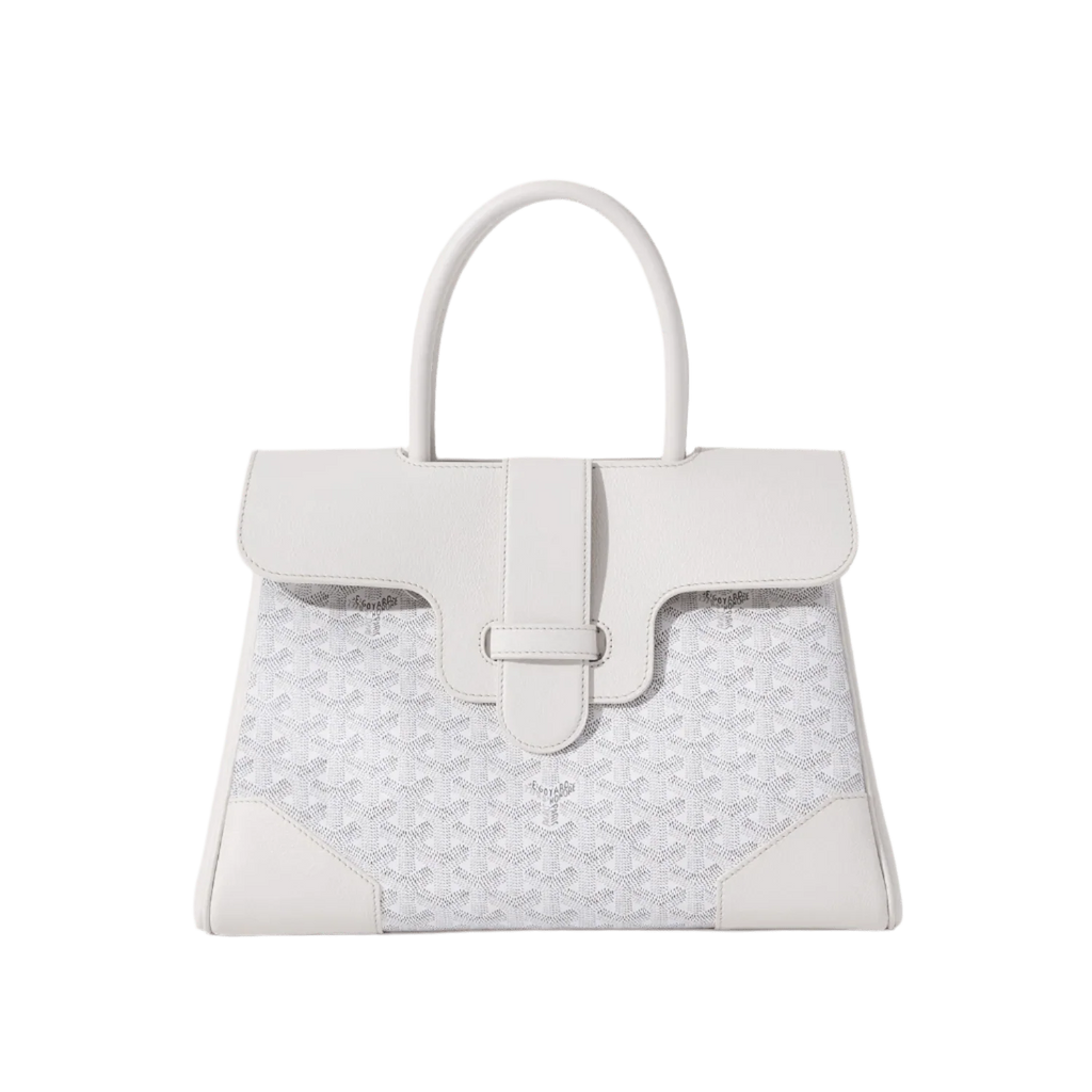 Goyard Saigon Tote Bag White