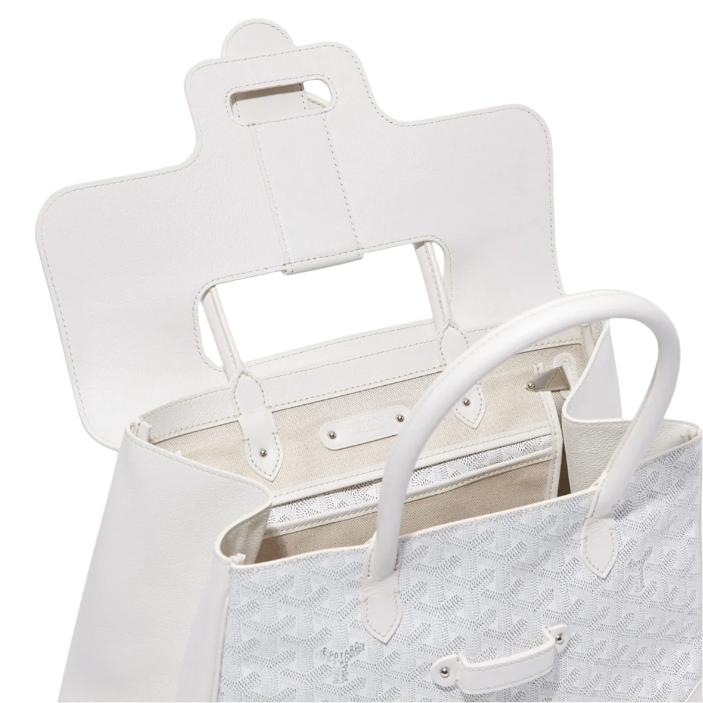 Goyard Saigon Tote Bag White