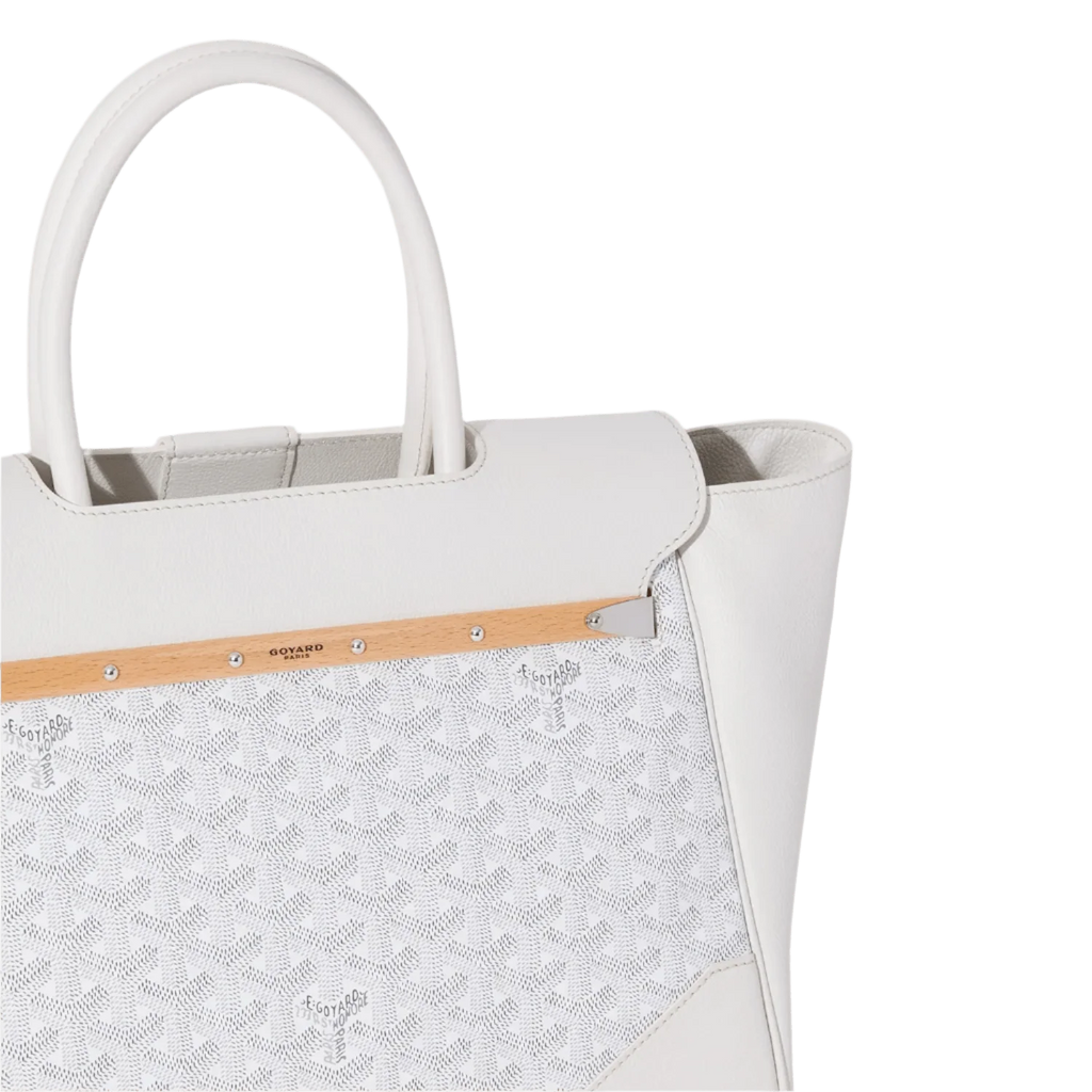 Goyard Saigon Tote Bag White