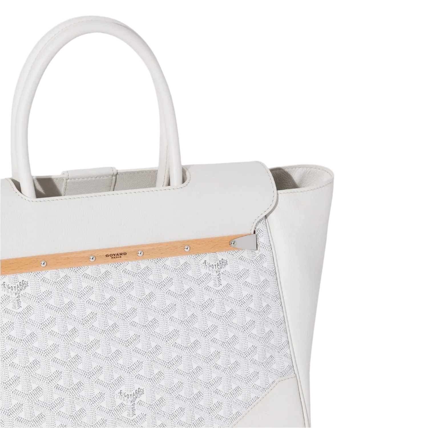 Goyard Saigon Tote Bag White