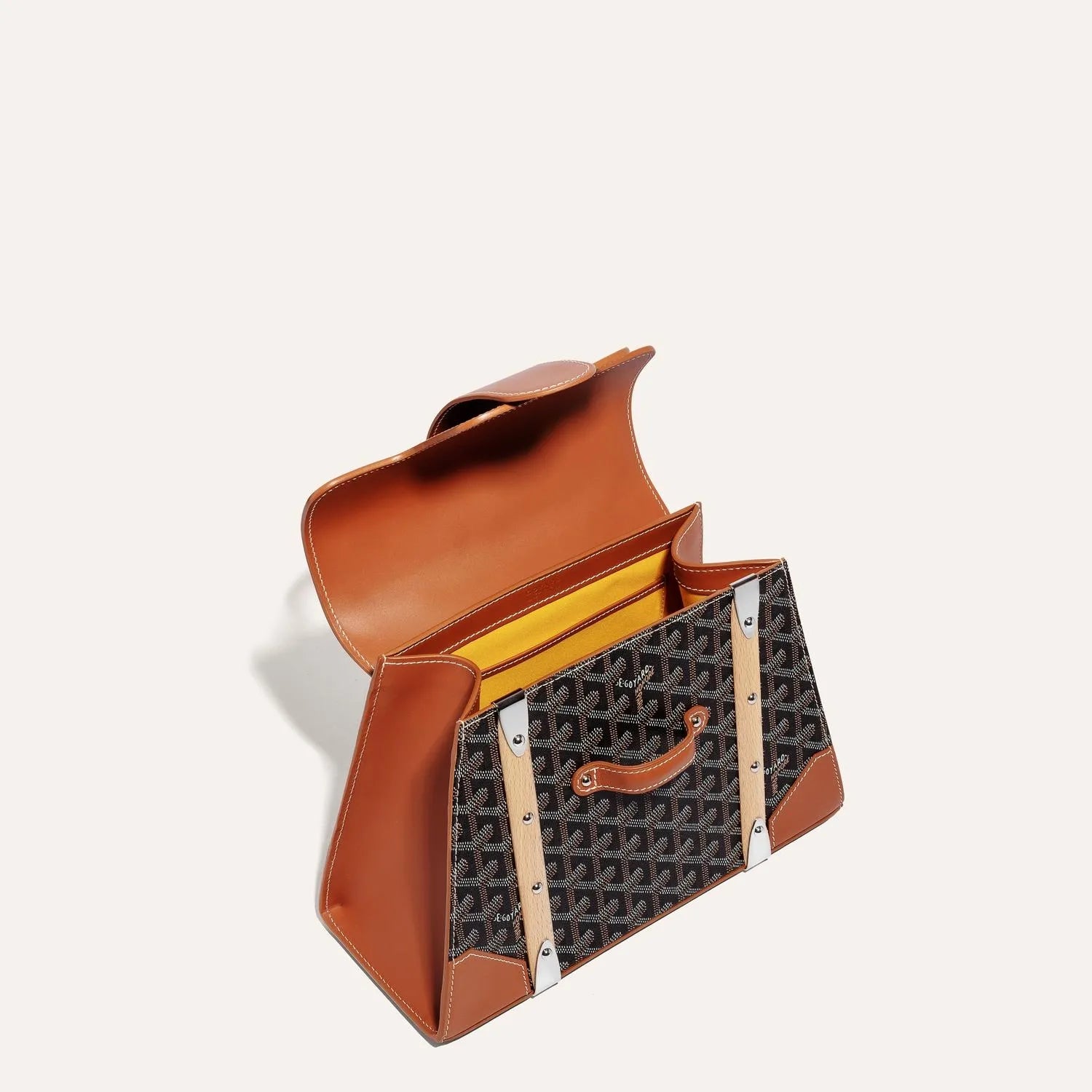 Goyard Saigon PM Bag Black Tan