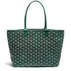 Front view of Goyard Artois PM Bag Green ARTOISPMLTY09CL09P