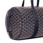 Detail view of Goyard Barrel 40 Sports Bag Navy Blue BARREL040TY12CL12P 