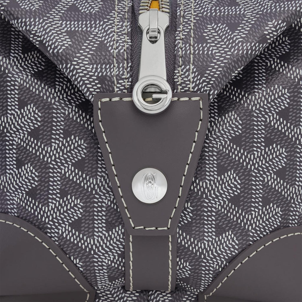 Image of Goyard Bowling 25 Grey Toiletry Bag