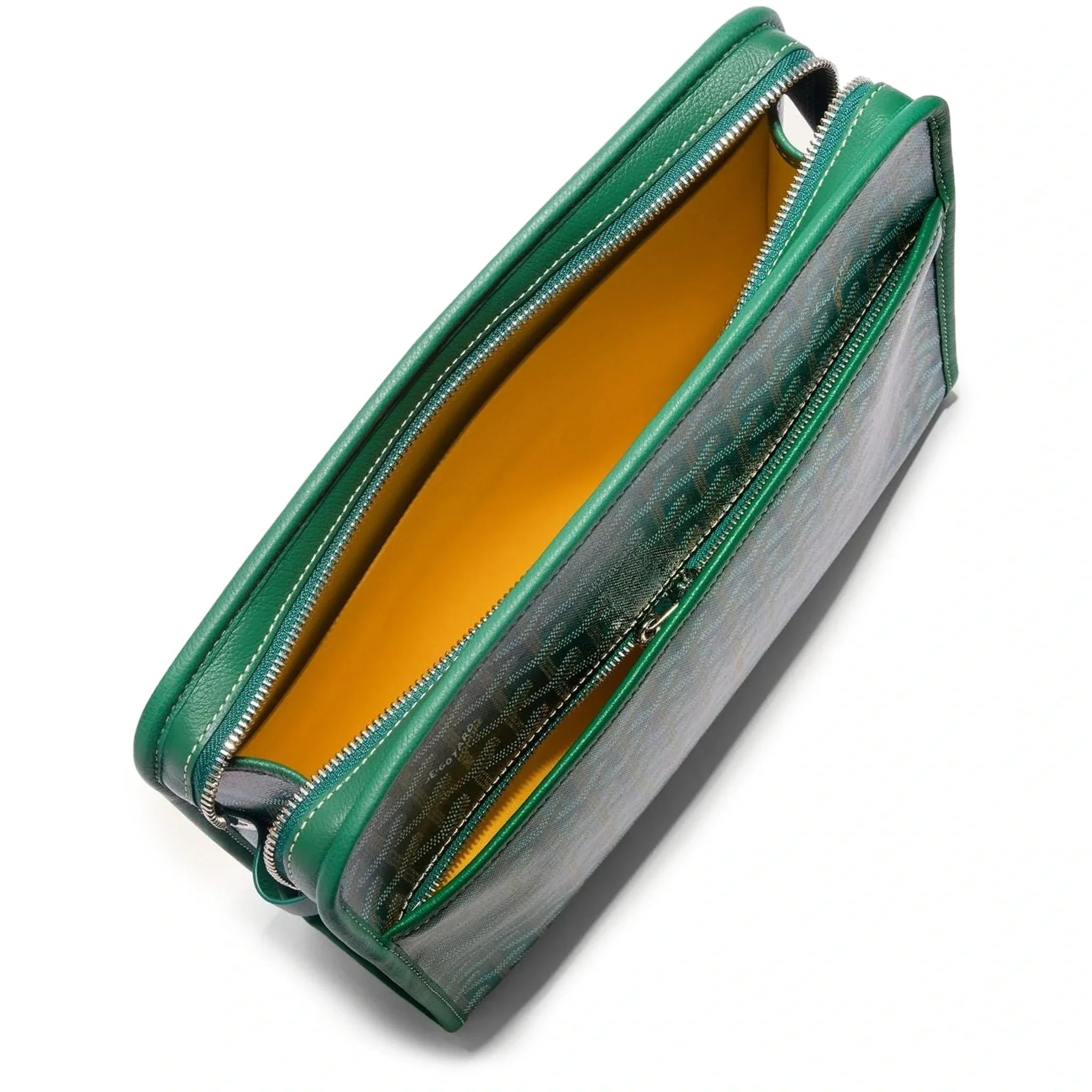 Top view of Goyard Jouvence GM Green Washbag JOUVENGMLTY09CL09P