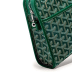 Detail view of Goyard Jouvence MM Green Washbag JOUVENMMLTY09CL09P