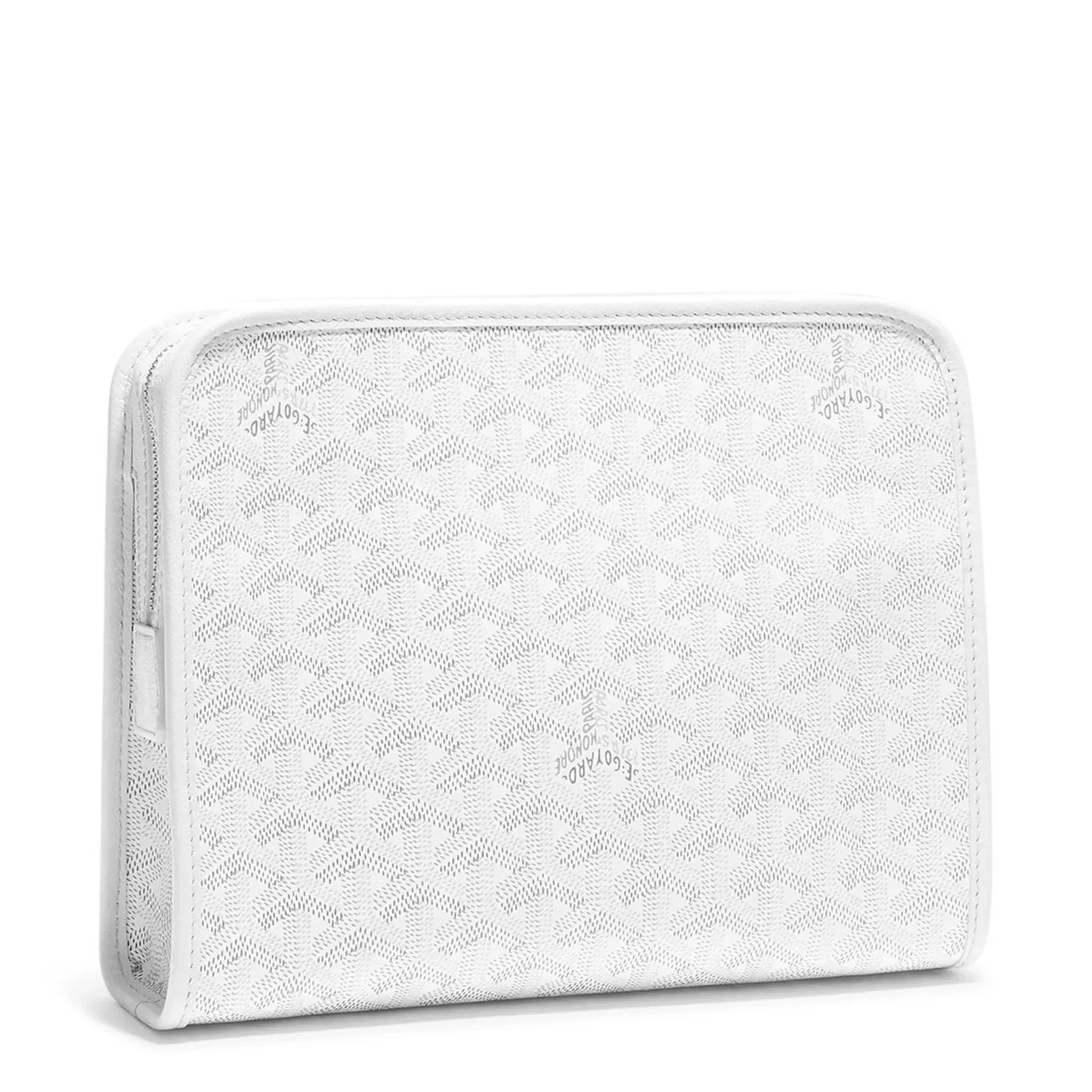 Back view of Goyard Jouvence MM White Washbag JOUVENMMLTY50CL50P