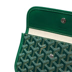 Detail view of Goyard Saint Louis PM Tote Bag Green STLOUIPMLTY09CL09P