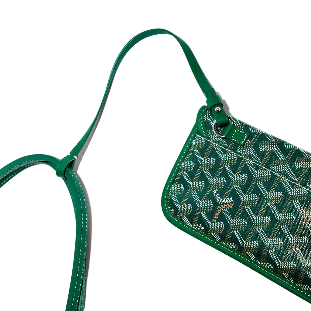 Detail view of Goyard Saint Louis PM Tote Bag Green STLOUIPMLTY09CL09P