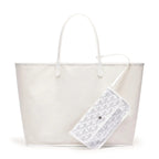 Back view of Goyard Saint Louis PM Tote Bag White STLOUIPMLTY50CL50P