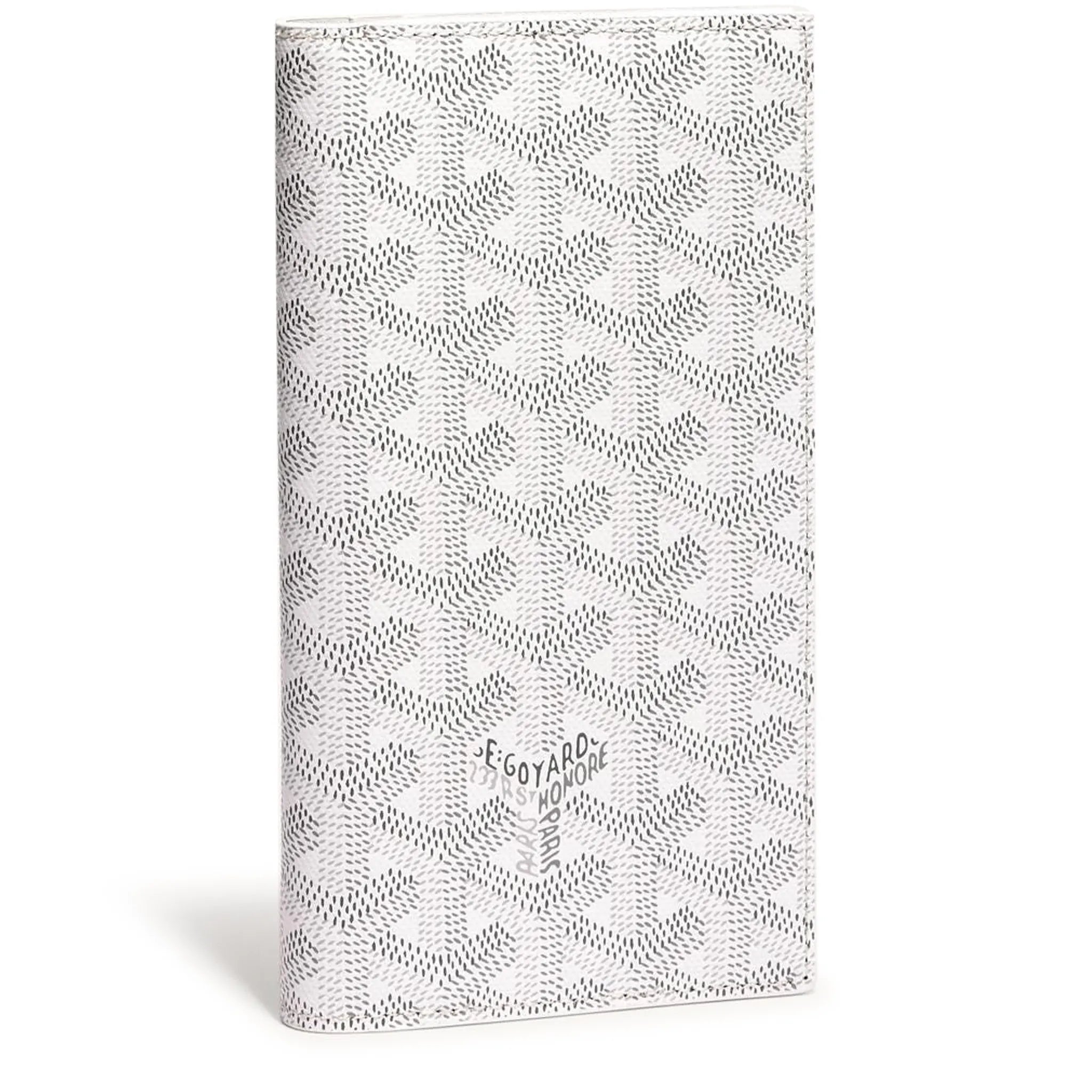 Front view of Goyard Saint-Roch Wallet White STROC2PMLTY50CL50X
