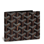 Front view of Goyard Victoire Black Wallet VICTO8PMLTY01CL01X